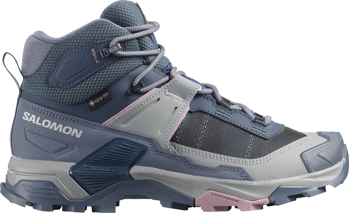 Salomon X Ultra 5 Mid GORE-TEX Womens Walking Boots - Blue