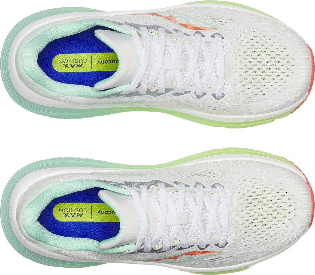 Saucony Guide 19 Womens Running Shoes - White