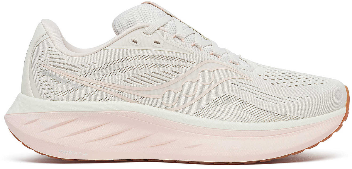 Saucony Ride 18 Womens Running Shoes - White