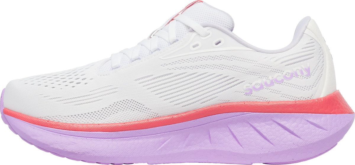 Saucony Ride 18 Womens Running Shoes - White