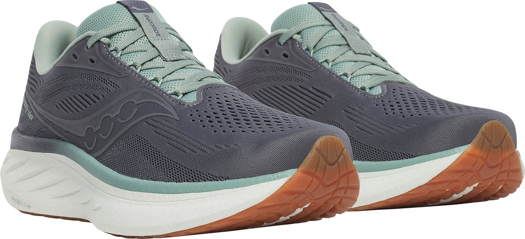 Saucony Ride 18 Mens Running Shoes - Grey