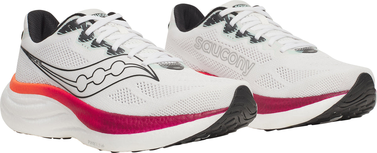 Saucony Ride 19 Mens Running Shoes - White
