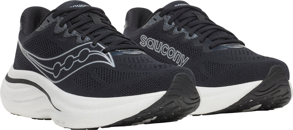 Saucony Ride 19 WIDE FIT Mens Running Shoes - Black