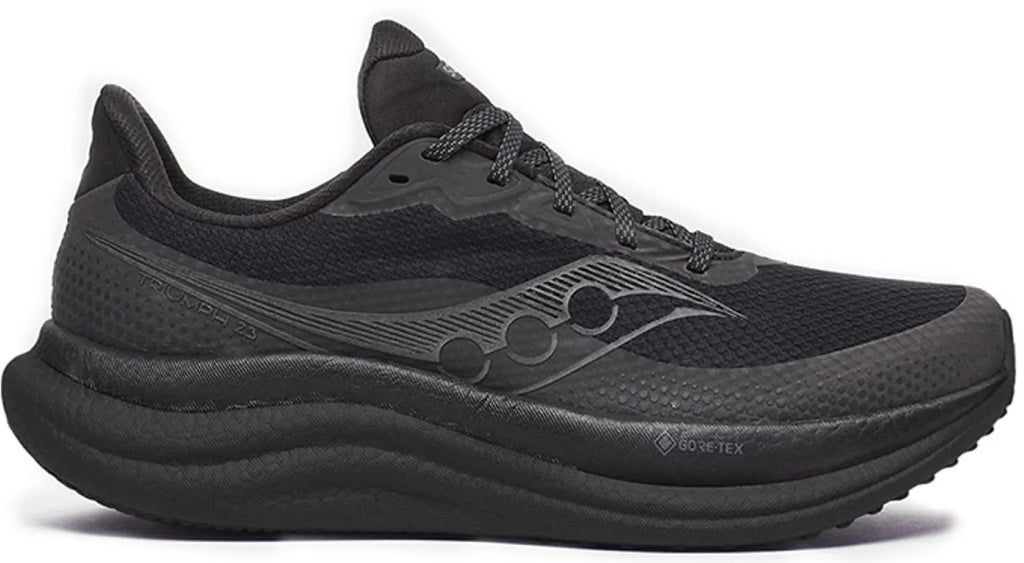 Saucony Triumph 23 GORE-TEX Mens Running Shoes - Black