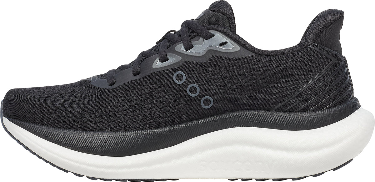 Saucony Triumph 23 WIDE FIT Womens Running Shoes - Black