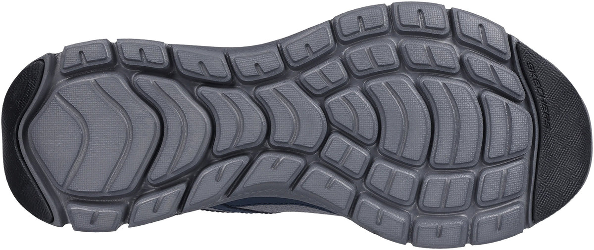 Skechers Flex GURN Velcro Mens Shoes - Blue