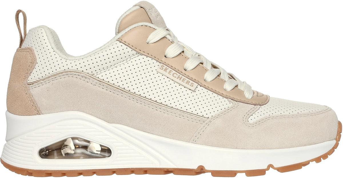 Skechers UNO 2 Much Fun Womens Shoes - Beige