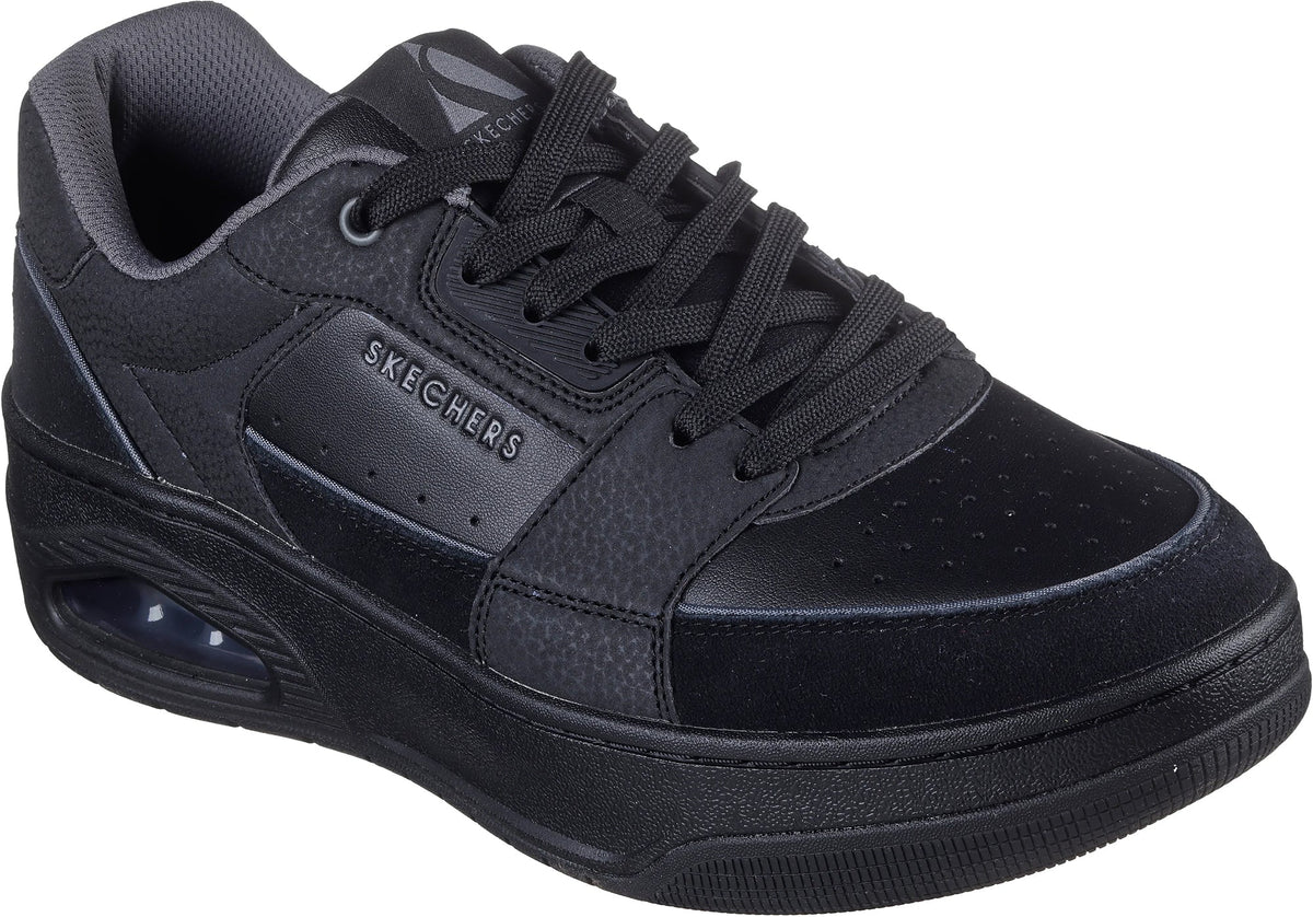Skechers UNO Court Low Post Match Mens Shoes - Black