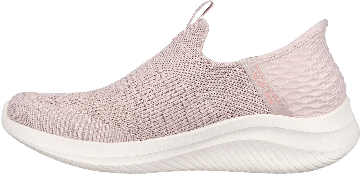 Skechers Ultra Flex 3.0 Glitter Me Womens Shoes - Pink