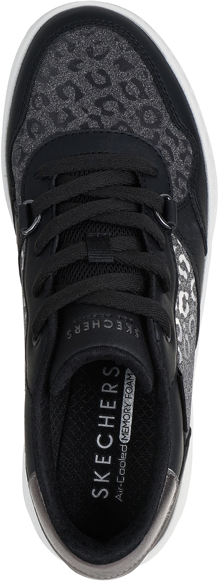Skechers UNO CTL Subtle Shimmer Womens Shoes - Black