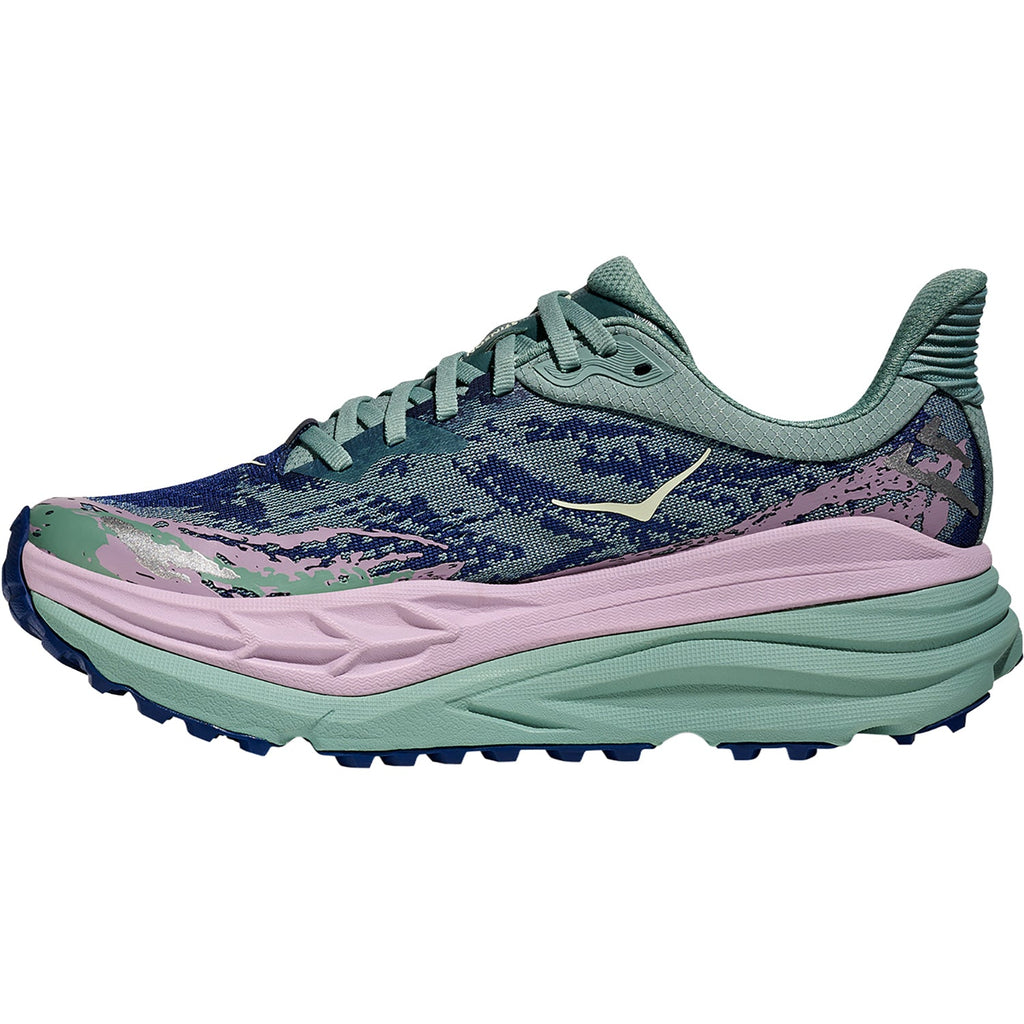 HOKA Stinson 7 Women's Hiking Shoes Rosemary/Fragrant Lilac (Stability Support/Trail)