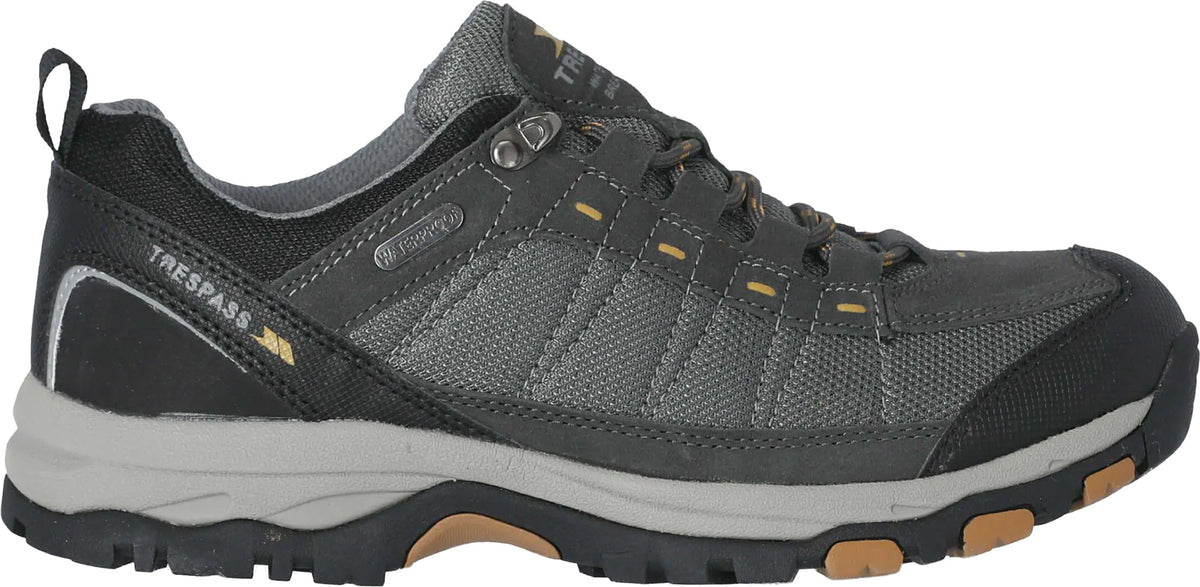 Trespass Scrap Waterproof Mens Walking Shoes - Grey