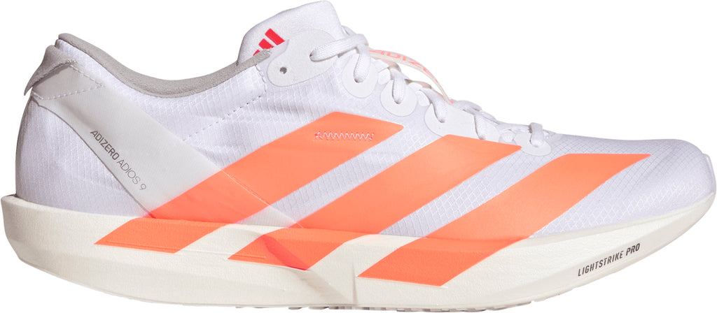 adidas Adizero Adios 9 Mens Running Shoes - White