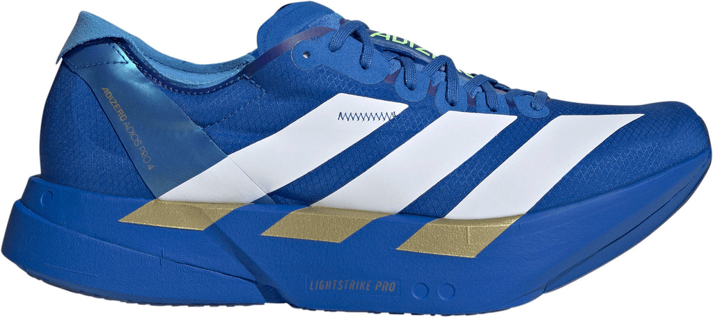 adidas Adizero Adios Pro 4 Mens Running Shoes - Blue