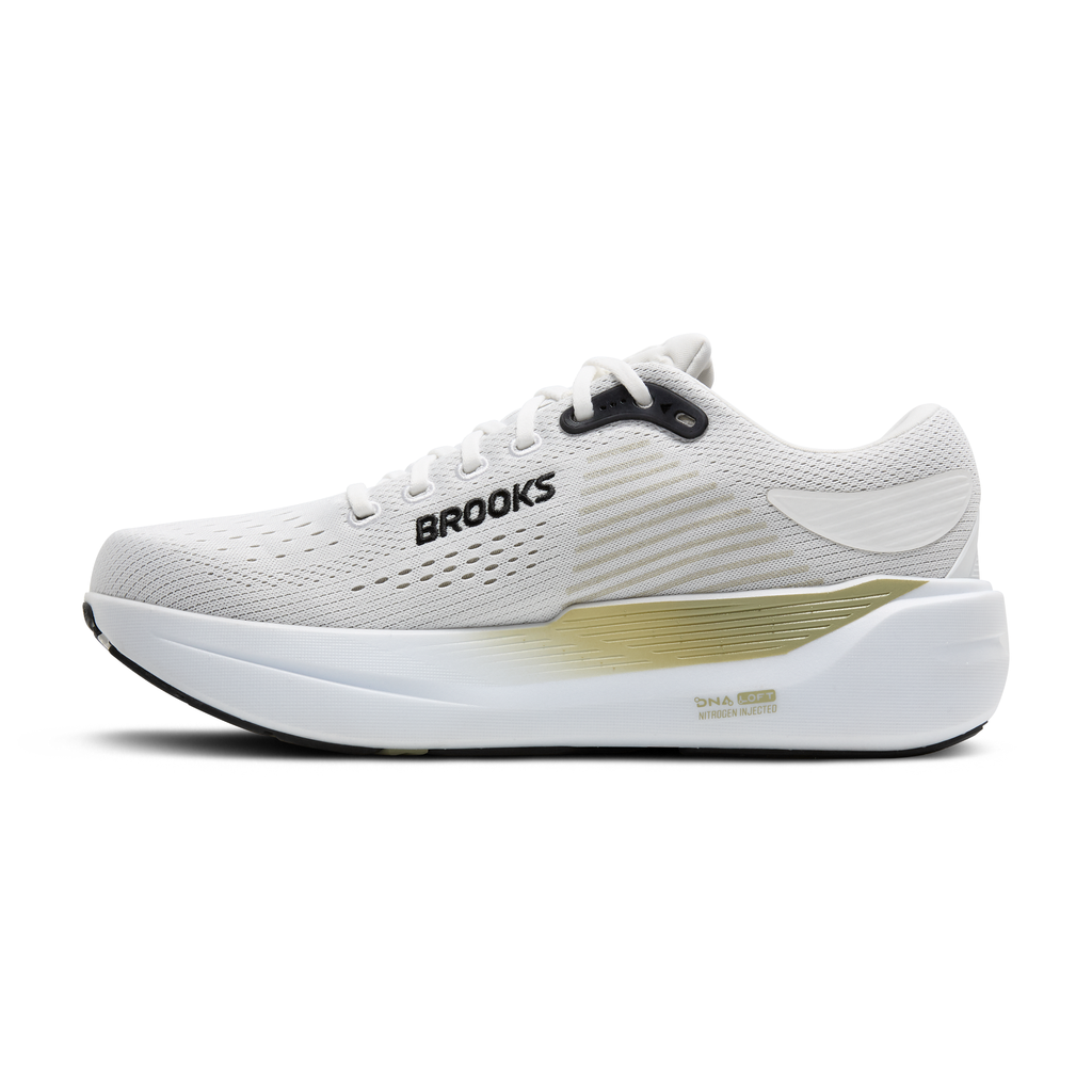 Brooks Ghost Max 3 Men's Road Running Shoes - Bright White/Tea/Black