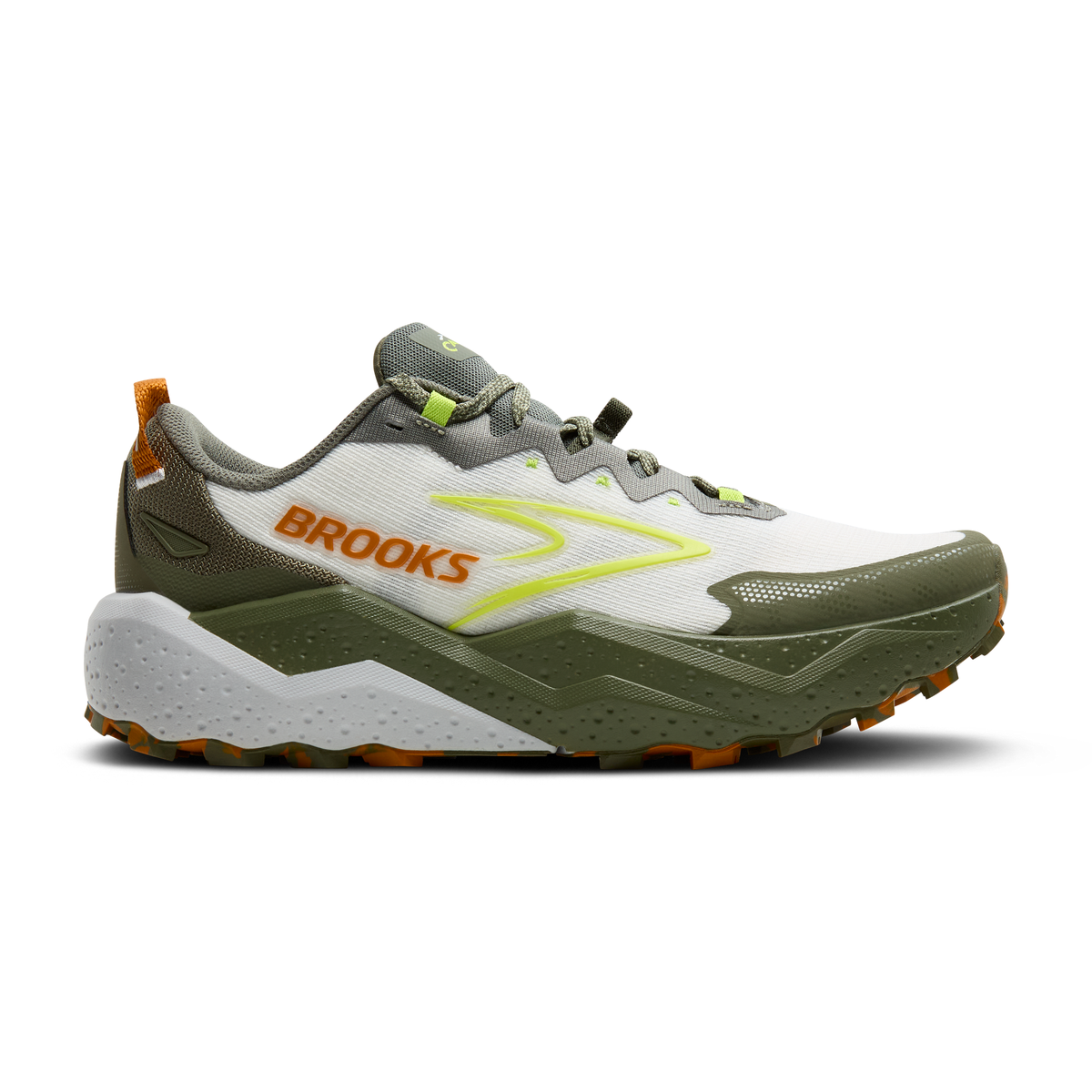 Brooks Caldera 8 Men's Trail Running Shoes - Dusty Olive/Lime/Oyster
