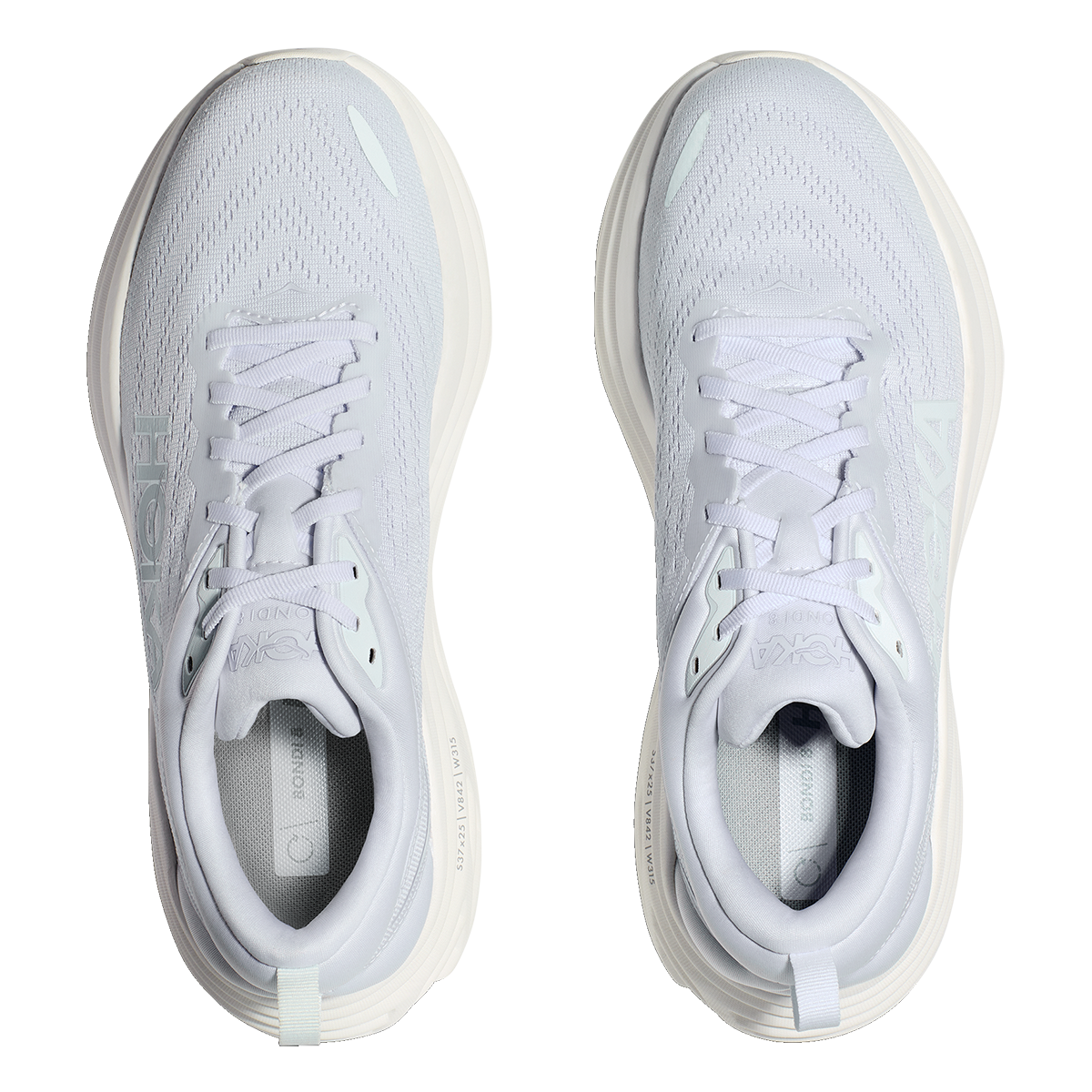 HOKA Bondi 8 - White - White Men's Shoes