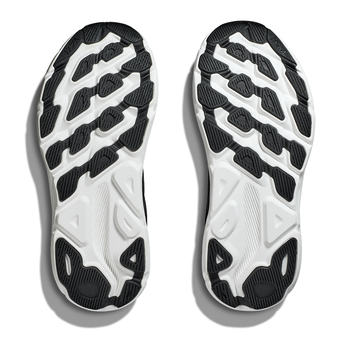 HOKA Clifton 9 - Black - White Women's Running Shoes